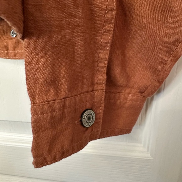 Jones New York Women's Rust Linen Jacket XL NWT - Picture 7 of 8